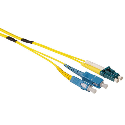 ACT RL5605 Glasvezel Patchkabel Duplex Ruggedized - LC/SC 9/125µm OS2 - 50 meter