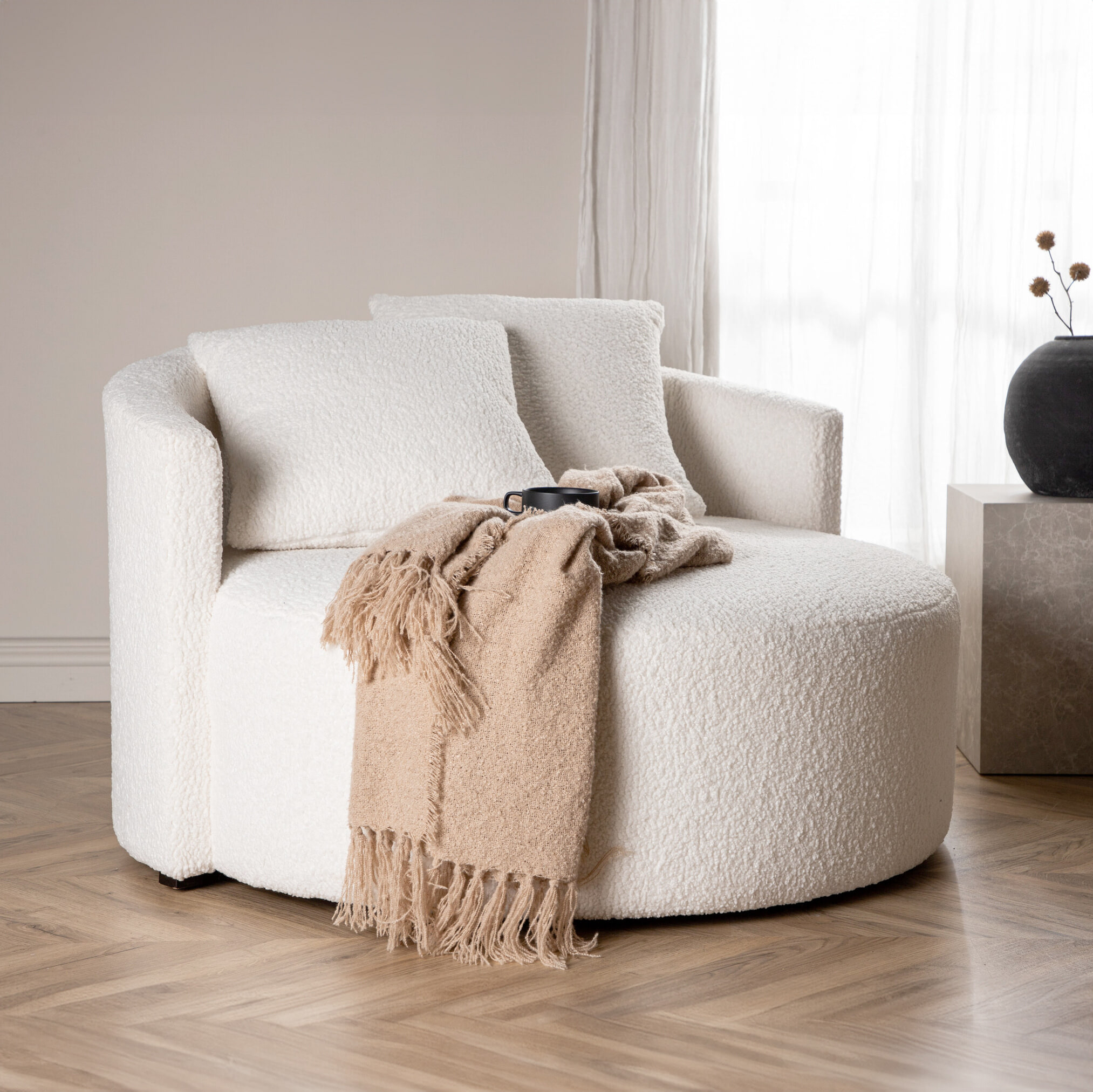 Nohr Loveseat Keeli Teddy - Wit