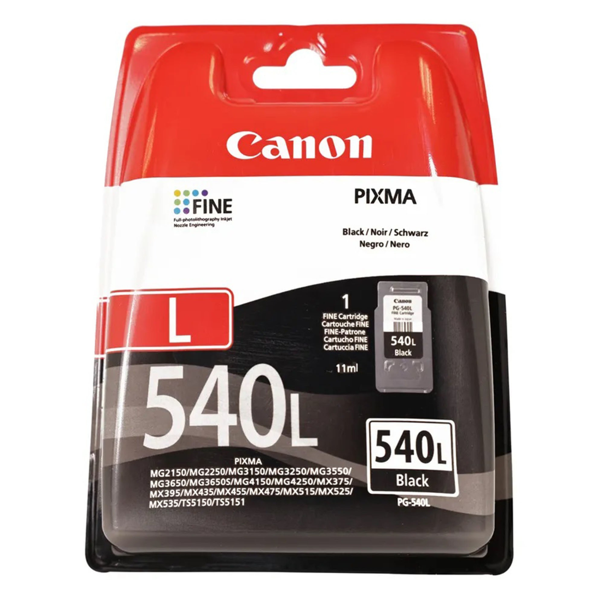 Canon PG-540L Cartridge Inkt Zwart