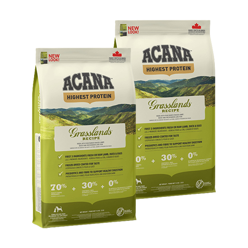 Acana Highest Protein Grasslands hondenvoer 2 x 11,4 kg