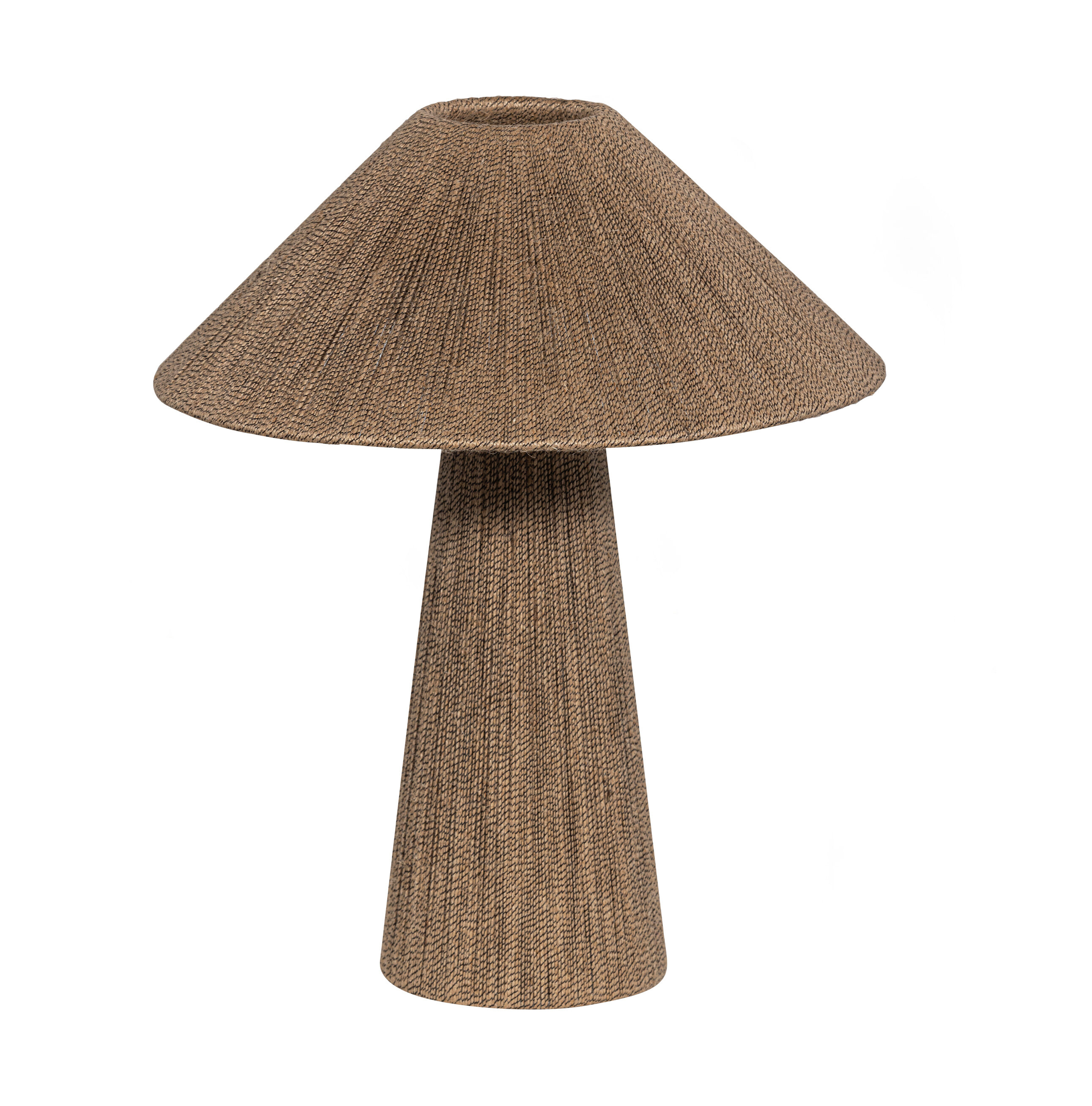 WOOOD Exclusive Tafellamp Pepe Touw, 46cm hoog - Naturel