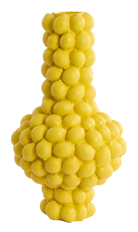 Light & Living Vaas 'Lemon' 62cm, kleur Geel