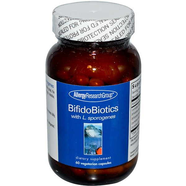 BifidoBiotics with L. Sporogenes 60 Veggie Caps - Allergy Research Group