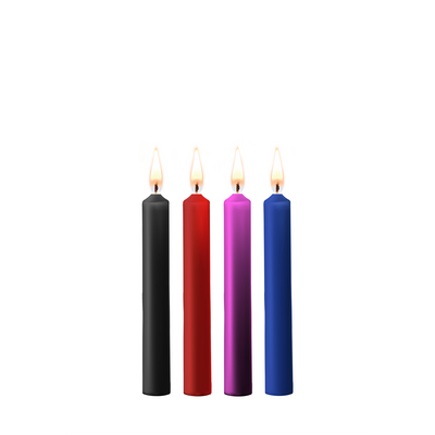 Ouch! by Shots Teasing Wax Candles - 4 Pieces - Multicolor