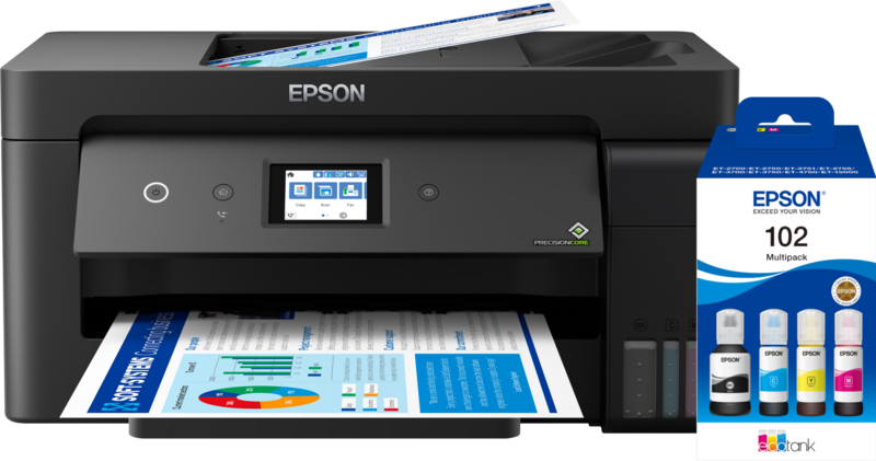 Epson EcoTank ET-15000 + 1 set extra inkt