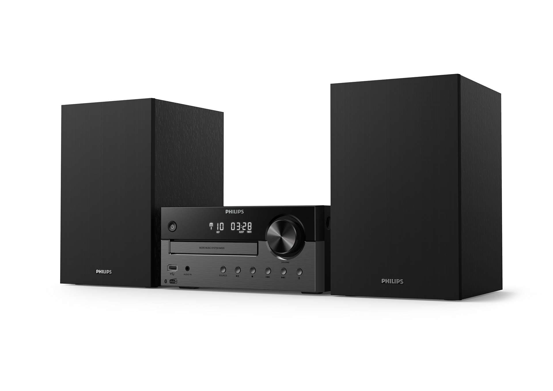 Philips TAM4505/12 Stereo set Zwart