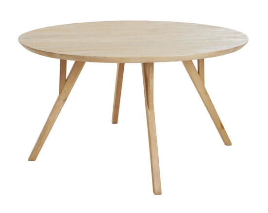 Light & Living Ronde Eettafel Quenza Mangohout, 120cm - Bruin