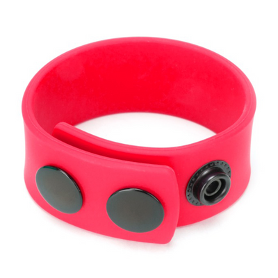 Prowler Red Silicone Cock Strap - Red