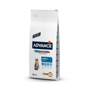 Advance Adult High Protein met kip en rijst kattenvoer 15 kg