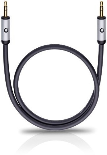 Oehlbach Mobiele audiokabel, 3,5 mm jack naar 3,5 mm jack lengte 1,5 meter Extender Zwart