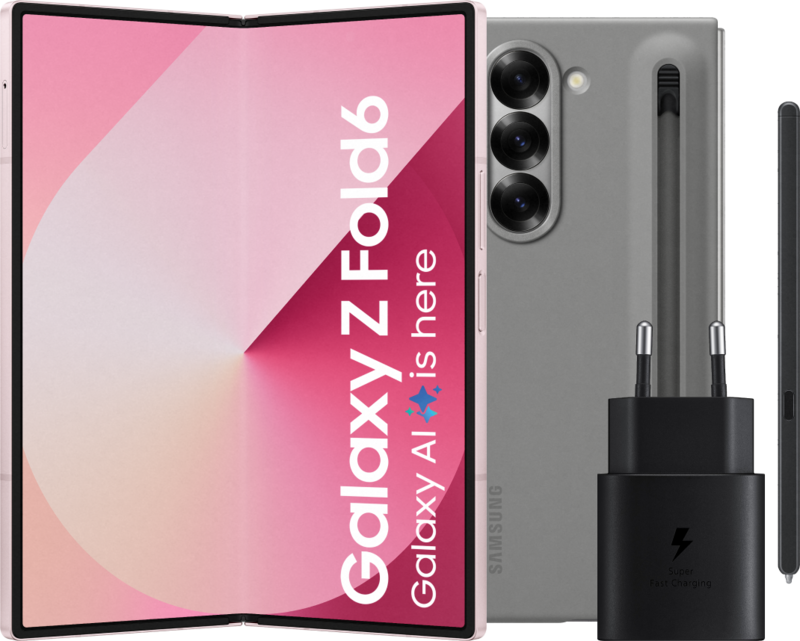 Samsung Galaxy Z Fold 6 256GB Roze 5G + Accessoirepakket