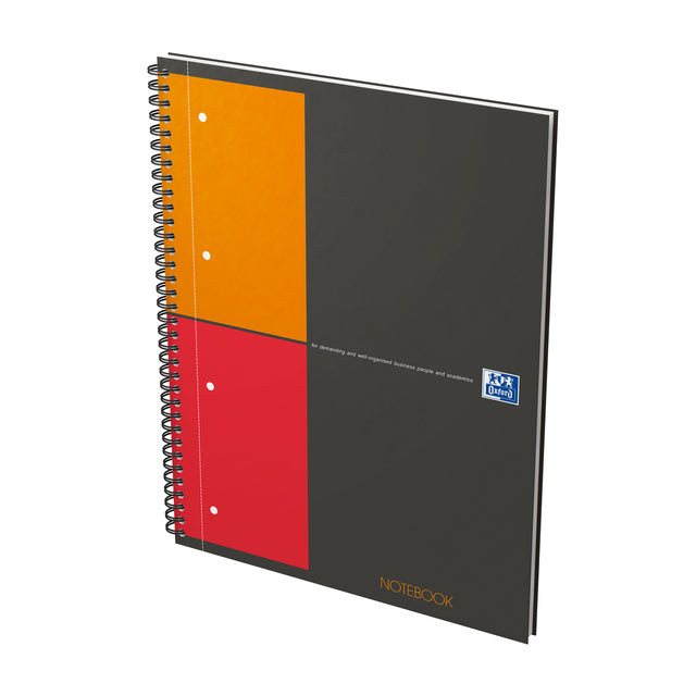 Oxford INTERNATIONAL Notebook, 160 bladzijden, ft A4+, geruit 5 mm