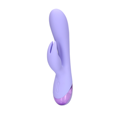 Loveline by Shots Smooth Silicone Rabbit Vibrator - Digital Lavender