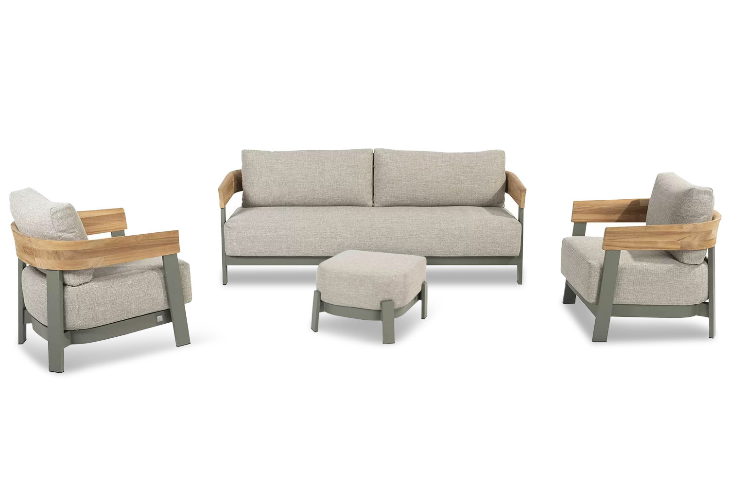 4 Seasons Outdoor Varenna stoel-bank loungeset 4-delig