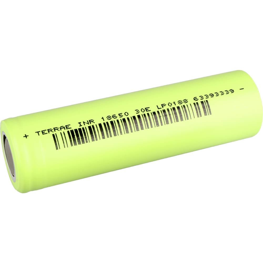 BMZ TerraE INR_18650_30_E Speciale oplaadbare batterij 18650 Li-ion 3.7 V 3000 mAh