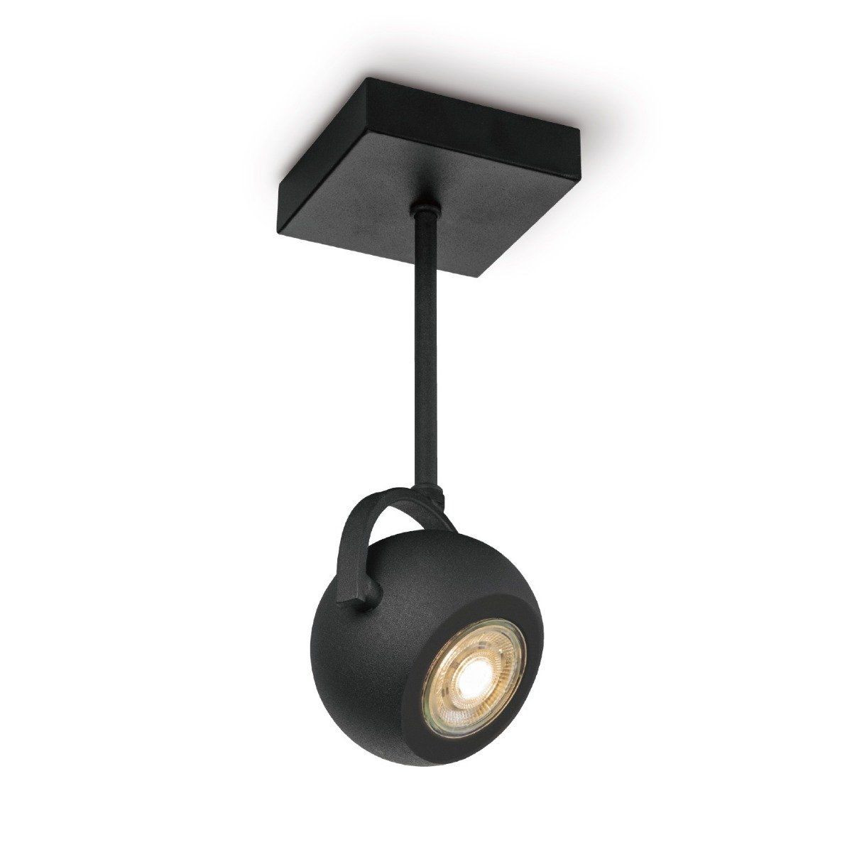 Light depot - LED opbouwspot Nop - 9,5 cm - zwart - Outlet