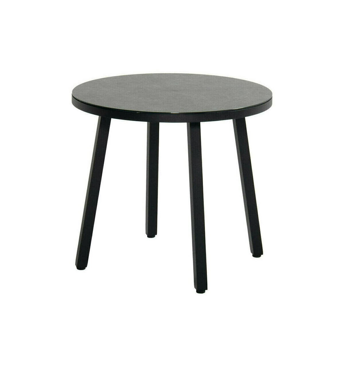 Hartman Outdoor Bijzettafel Livorno Keramiek 75cm - Antraciet - Rond