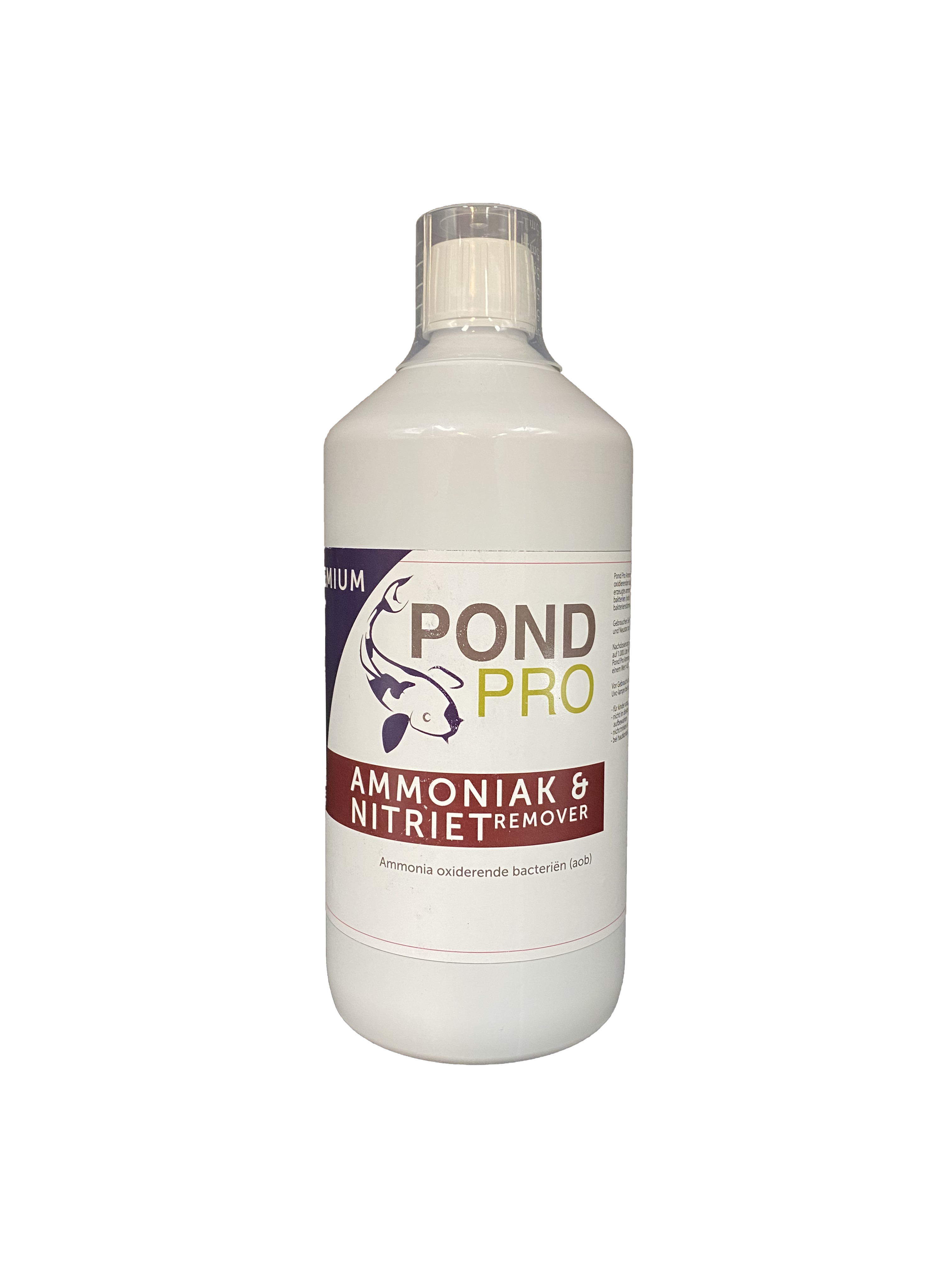 Pond Pro Premium 1L Ammoniak & Nitriet Remover voor Heldere en Gezonde Vijvers