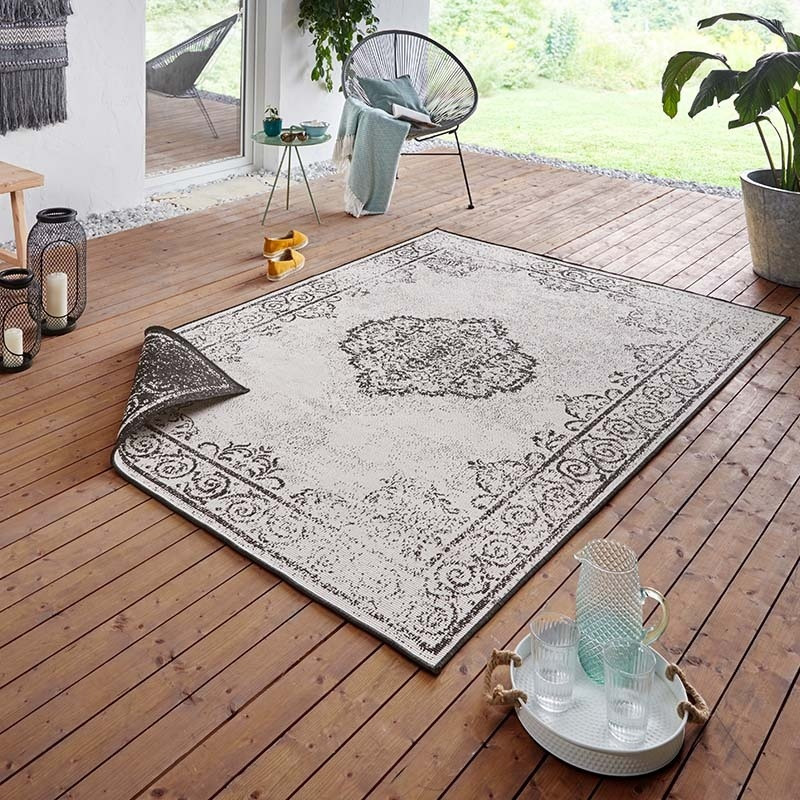 Dubbelzijdig vloerkleed Triomphe Crème Multicolor - NORTHRUGS Twin Supreme - 160x230 cm - Rechthoek - Dekbed-Discounter.nl