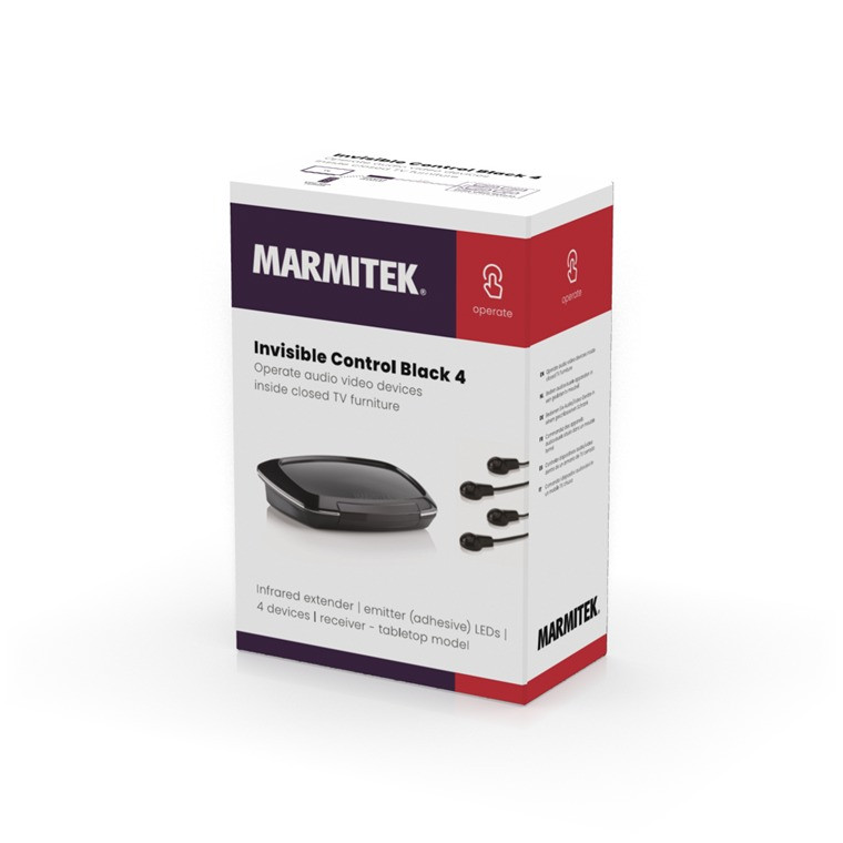 Marmitek INVISIBLECONTROL4 TV accessoire Zwart