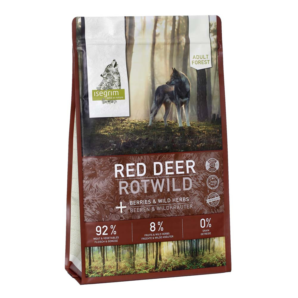 isegrim FOREST Edelhert met bessen & wilde kruiden, 3 kg