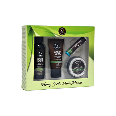 Earthly body Hemp Seed Mini Mania Travel Set