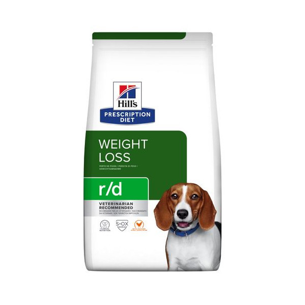 Hill&apos;s Prescription Diet R/D Weight Loss hondenvoer met kip 2 x 10 kg