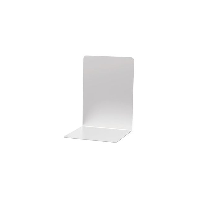 Boekensteun MAUL aluminium 16x15x21cm set 2 zilver