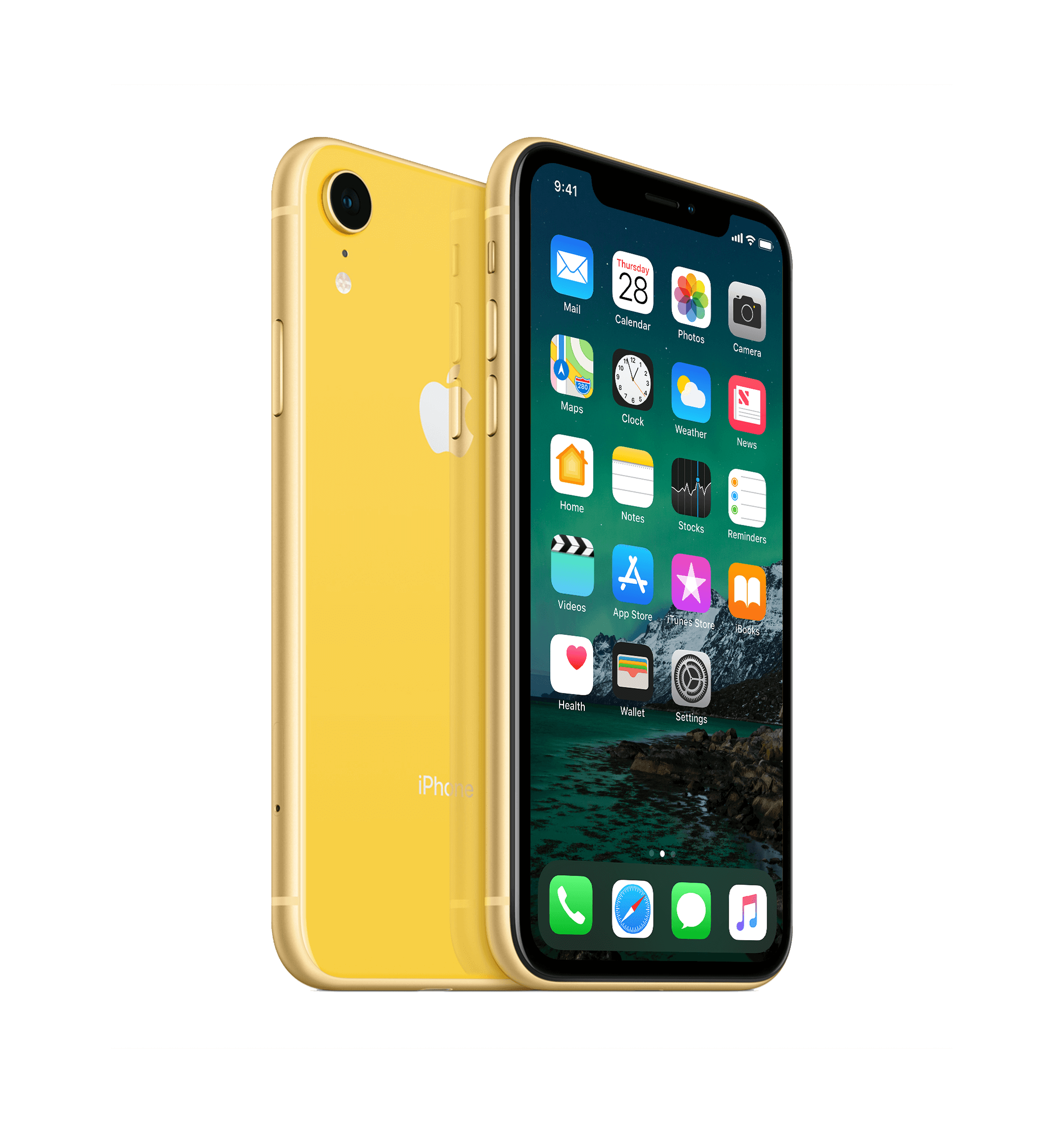 Refurbished iPhone XR 128 GB Geel Als nieuw