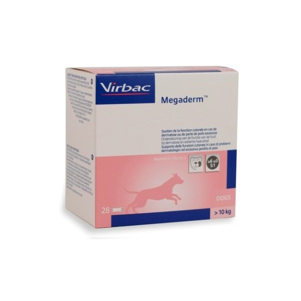 Virbac Megaderm Monodosering - hond vanaf 10 kg/ 28 zakjes 1 verpakking