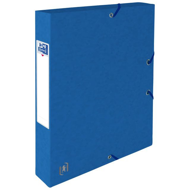 Elastobox Oxford Top File+ A4 40mm blauw | 9 stuks