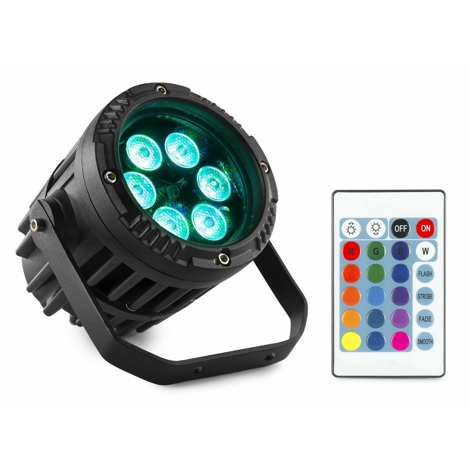 Retourdeal - BeamZ BWA63 AluPar waterdichte LED par - 6x 3W