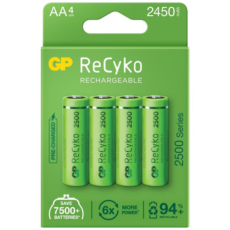 GP Recyko AA 2450mah 4x