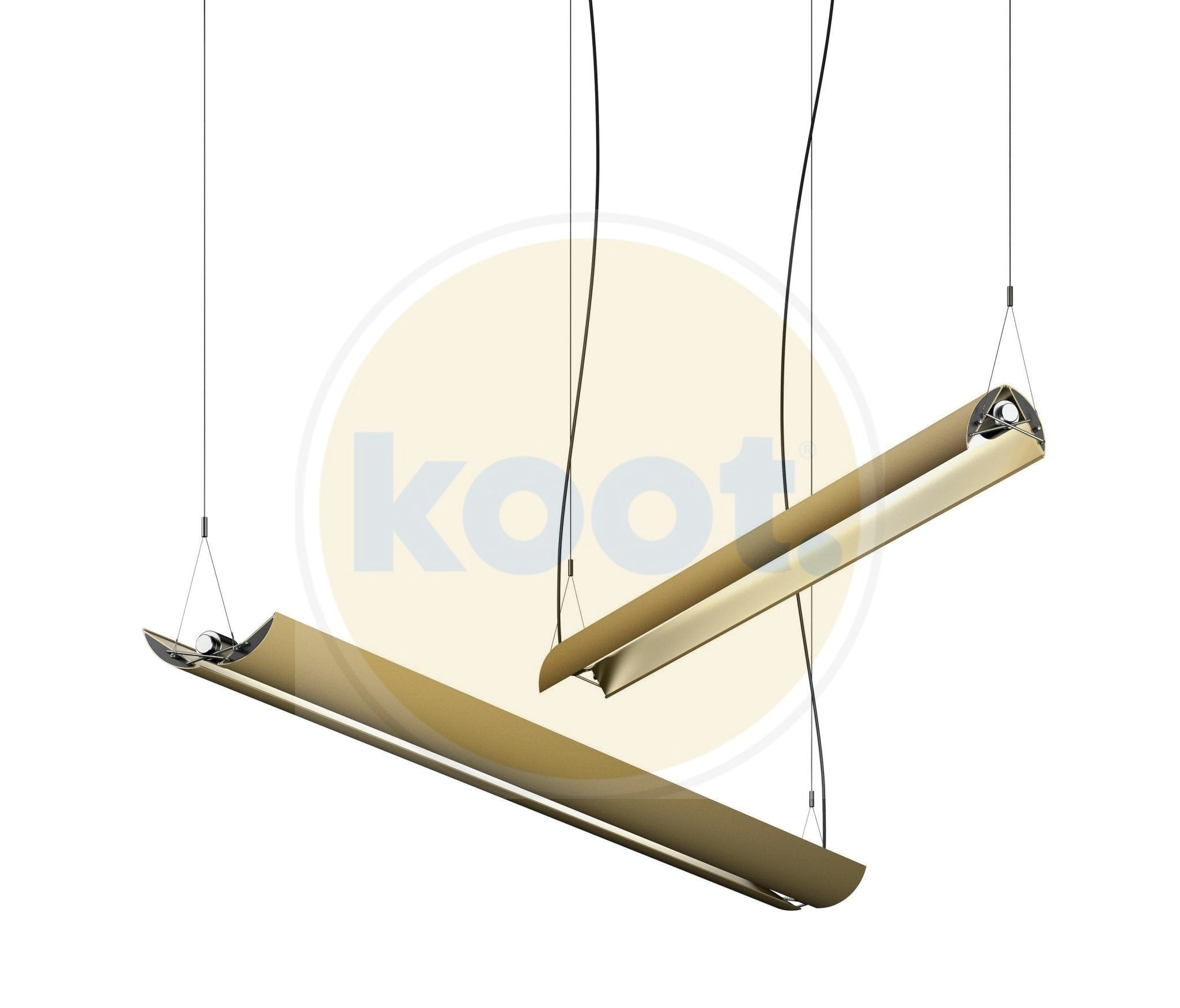 Belux - Updown 30 hanglamp 1260mm aluminium