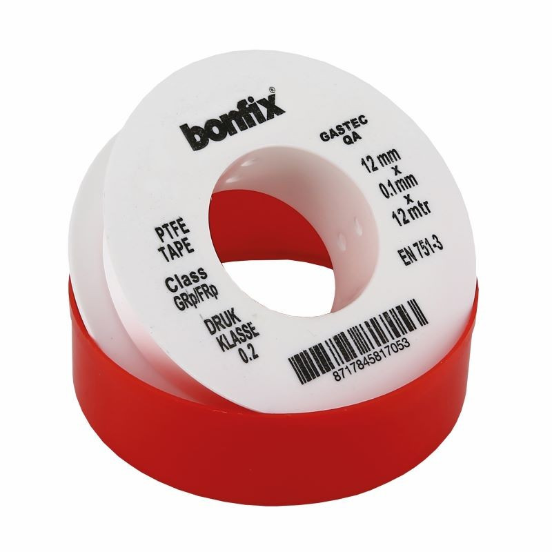 Bonfix Teflon tape PTFE 0.1mm (12-Meter)