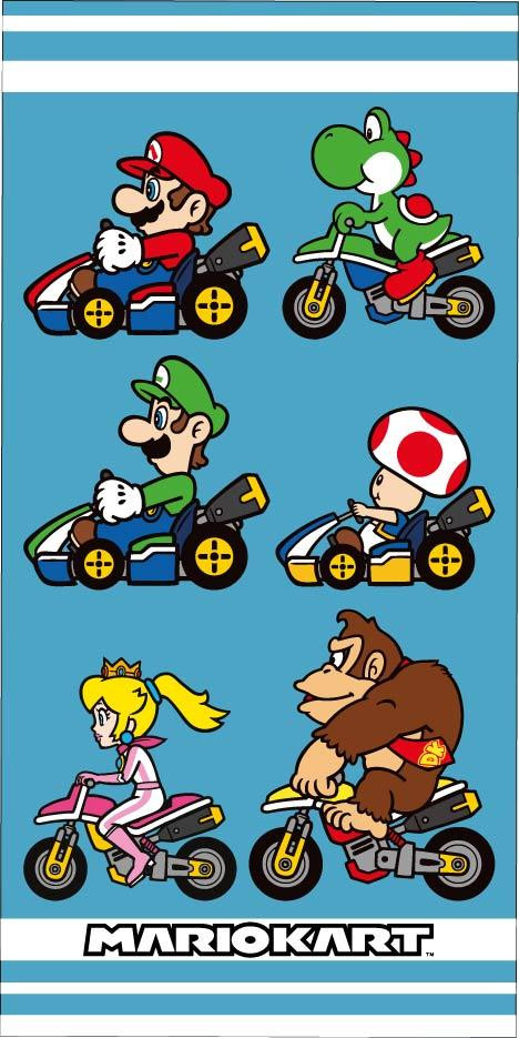 Mario strandlaken mariokart 70 x 140 cm