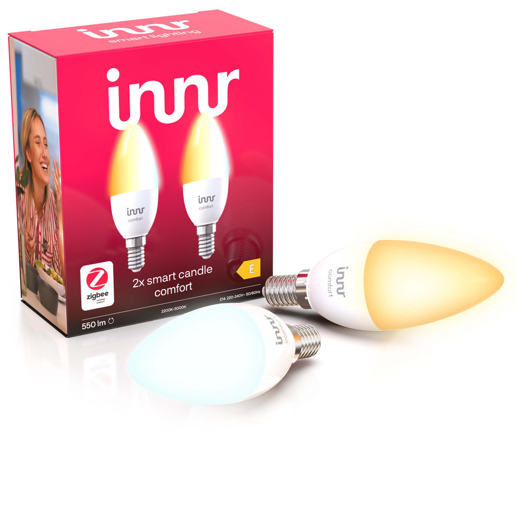 Innr Kaarslamp E14 - Warm tot Koelwit - werkt met Philips Hue 2-pack