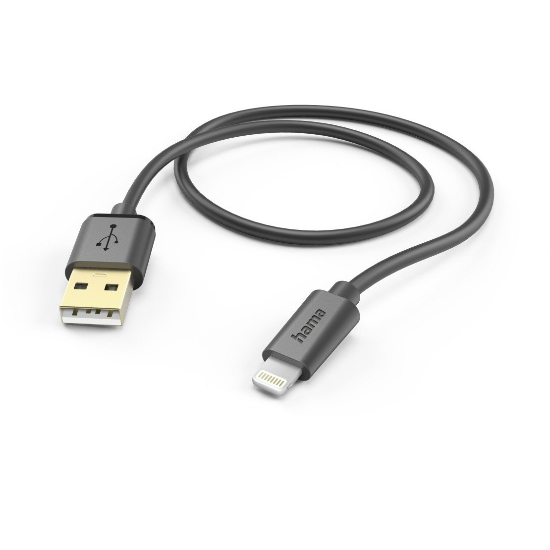 Hama Charging Cable USB-A Lightning 1.5 m Oplader Zwart