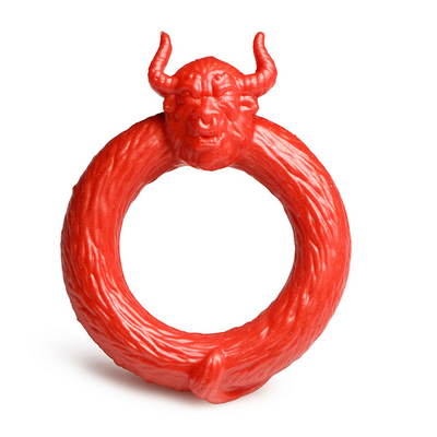 XR Brands Beast Mode - Silicone Cock Ring - Red