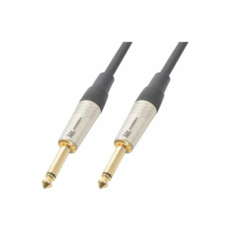 PD Connex Gitaarkabel 6.3mm Mono - 6.3mm Mono - 6 mtr