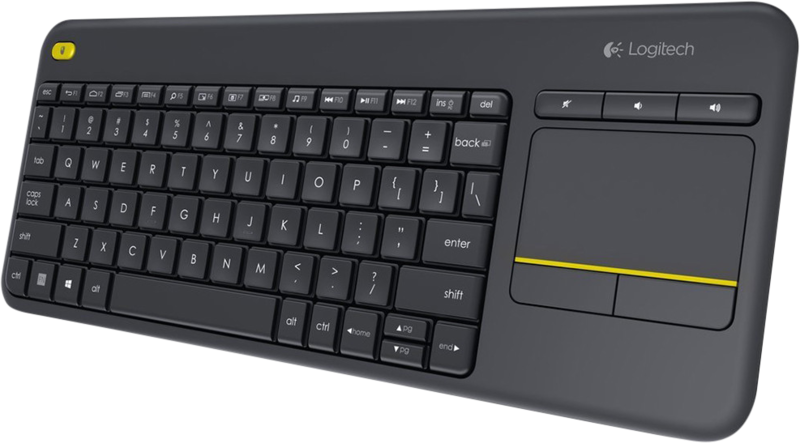 Logitech K400 Plus Wireless Touch Zwart QWERTY