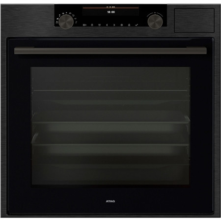 ATAG CS66121D Inbouw Stoomoven - Black Steel