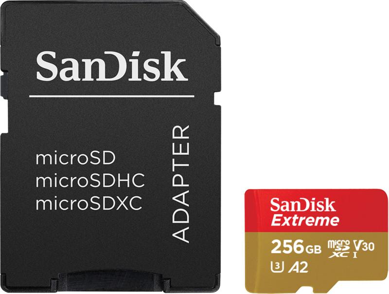 SanDisk MicroSDXC Extreme 256GB 190mb/s