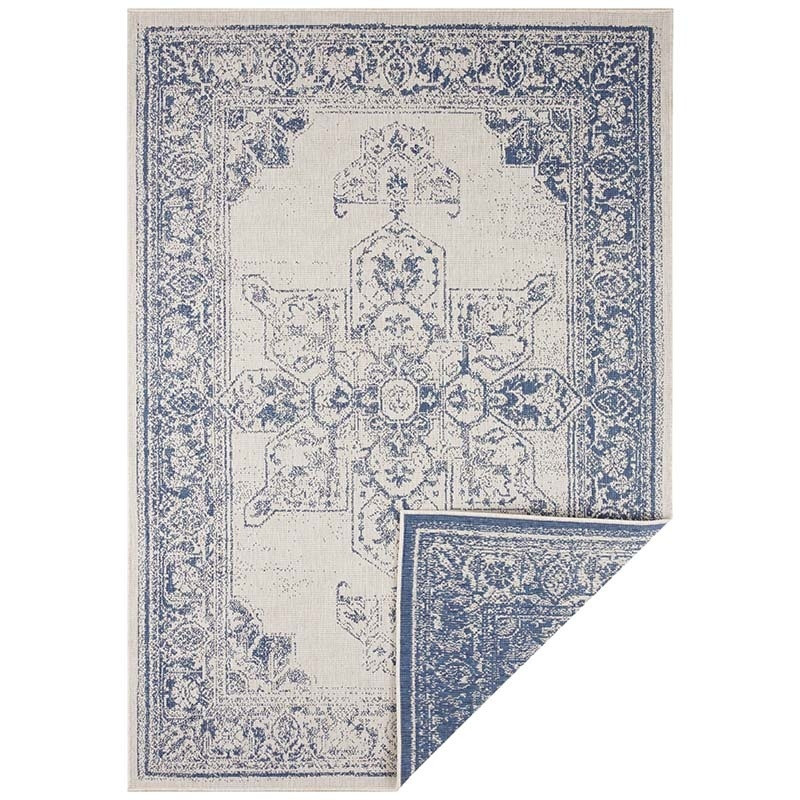 Dubbelzijdig Vloerkleed Borbon Blauw - NORTHRUGS Twin Supreme - 80x150 cm - Rechthoek - Dekbed-Discounter.nl