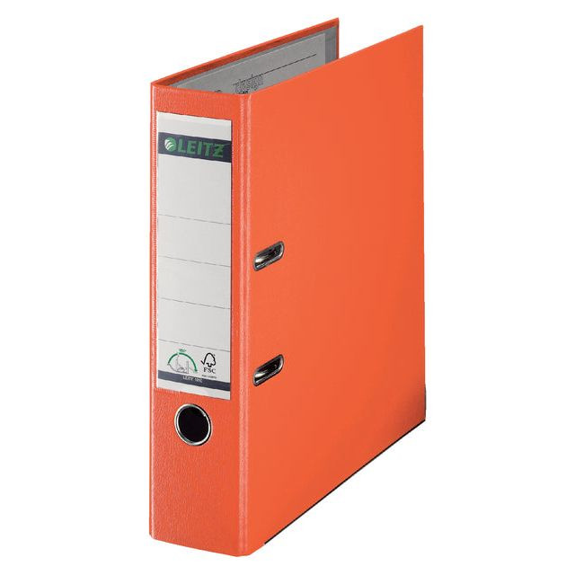 Ordner Leitz A4 80mm PP oranje | 1 stuk