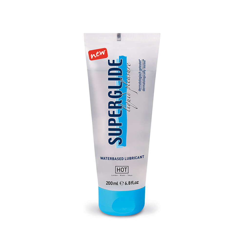 HOT Superglide Liquid Pleasure - Waterbased Lubricant - 7 fl oz / 200 ml