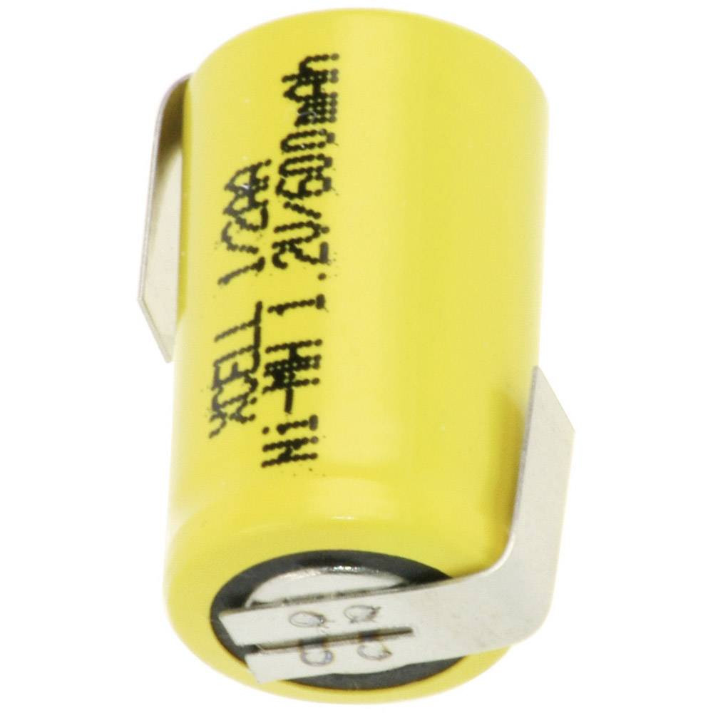 XCell X1/2AA600-LF Speciale oplaadbare batterij 1/2 AA Z-soldeerlip NiMH 1.2 V 600 mAh