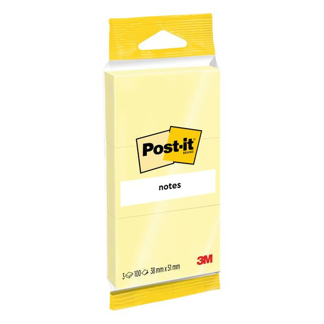 Memoblok Post-it Notes 6810 38x51mm geel