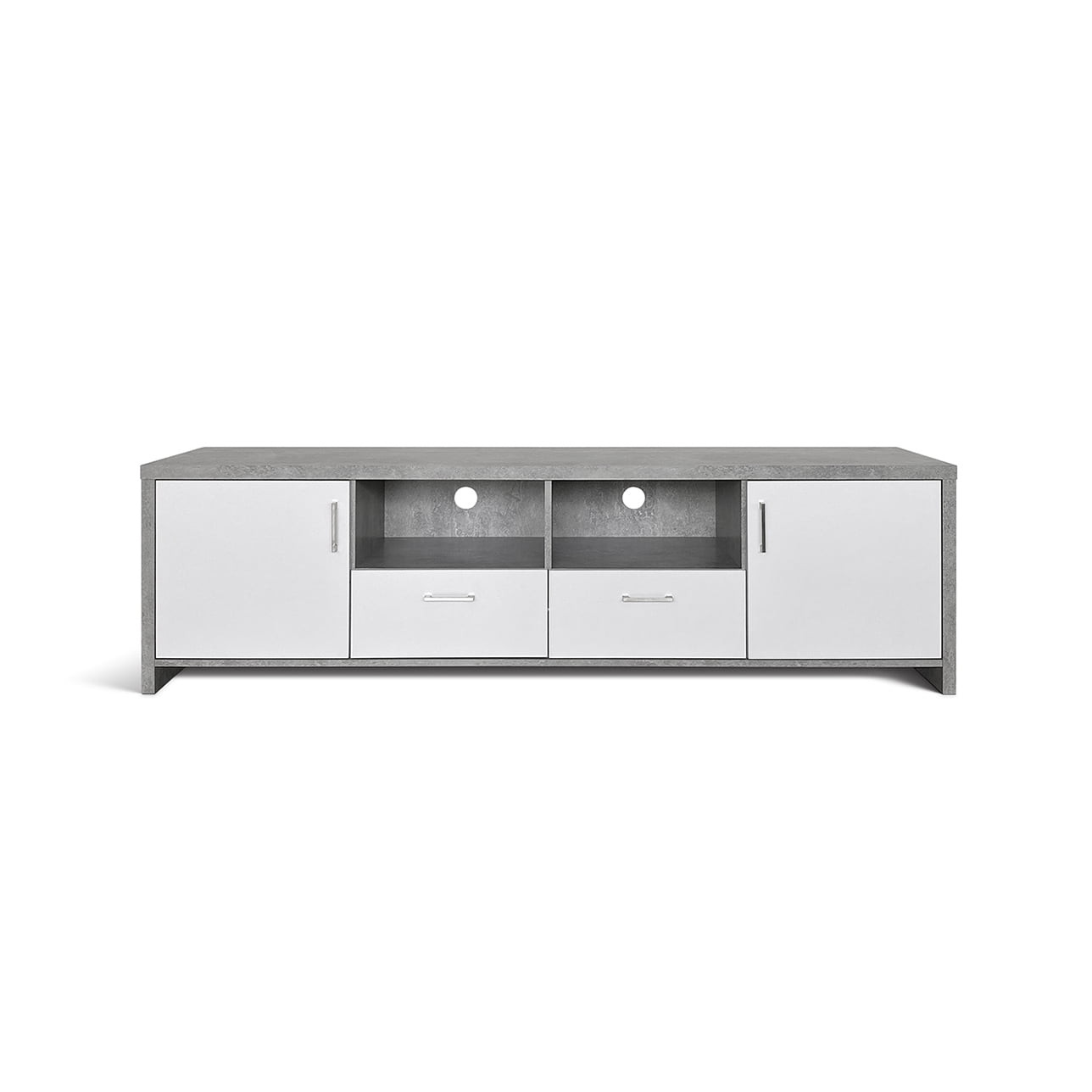 TV-meubel Abel Beton-Wit 2 180 cm