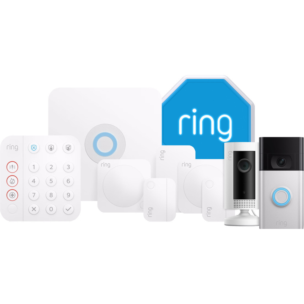 Ring Alarm Beveiligingsset 7-delig + Sirene +  Indoor Cam + RVD (2nd Gen)